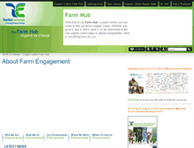 Tablet Screenshot of farmhub.textileexchange.org